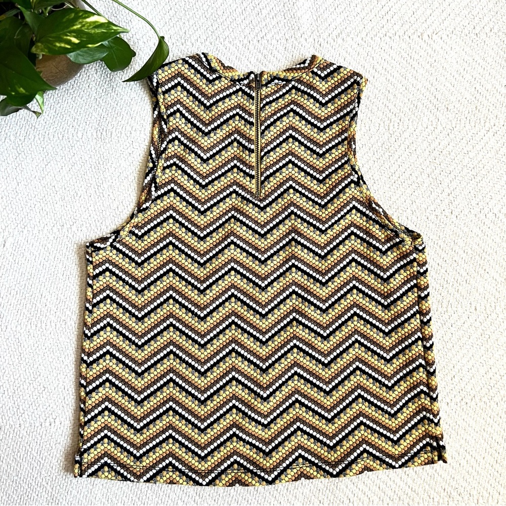 Anthropologie Postage Stamp Retro Sleeveless Top Medium - Picture 4 of 6